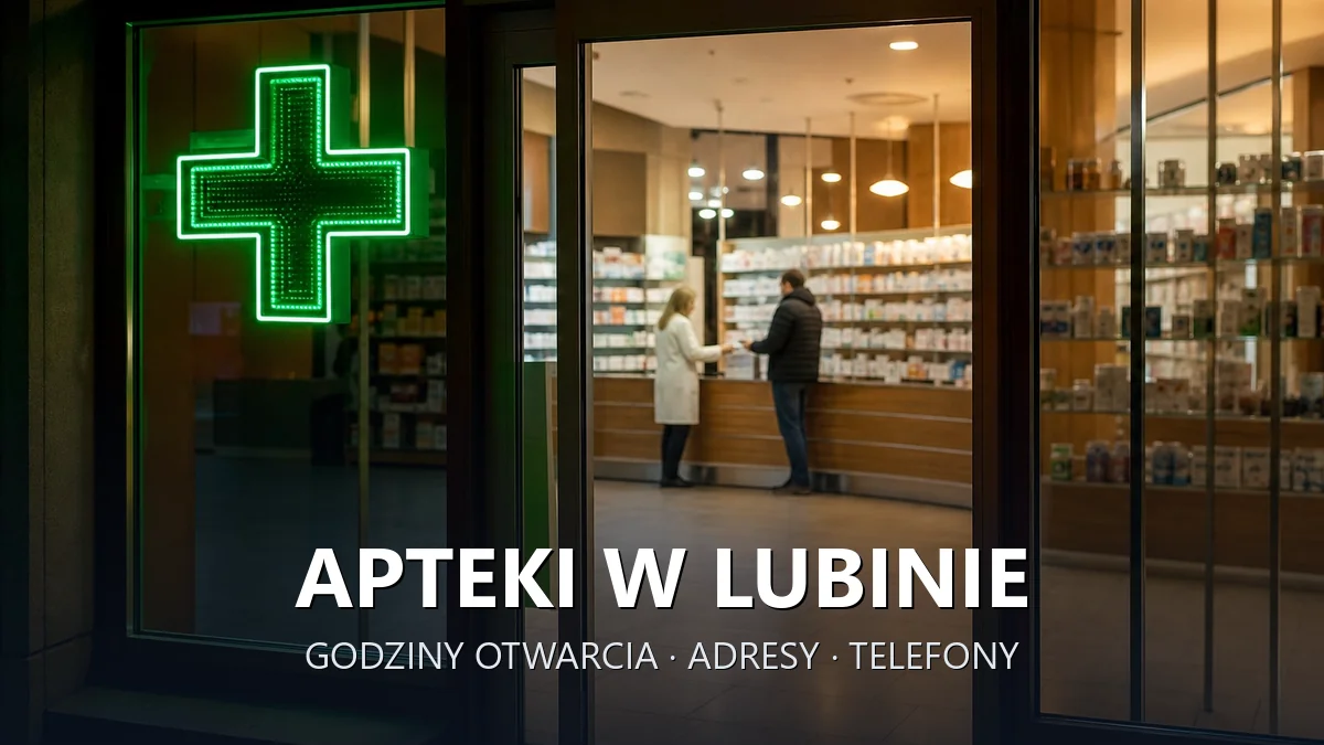 Apteki w Lubinie - godziny otwarcia i dyżury