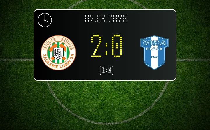 [PIŁKA NOŻNA] KGHM Zagłębie Lubin – Wisła Płock 2:0 w PKO BP Ekstraklasie