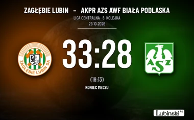 [PIŁKA RĘCZNA] Zagłębie Lubin – AKPR AZS AWF Biała Podlaska 33:28. Lider umacnia pozycję w Lidze Centralnej