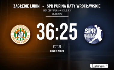 [PIŁKA RĘCZNA] Zagłębie Lubin – SPR PURINA Kąty Wrocławskie 36:25. Czwarta wygrana lubinian w Lidze Centralnej