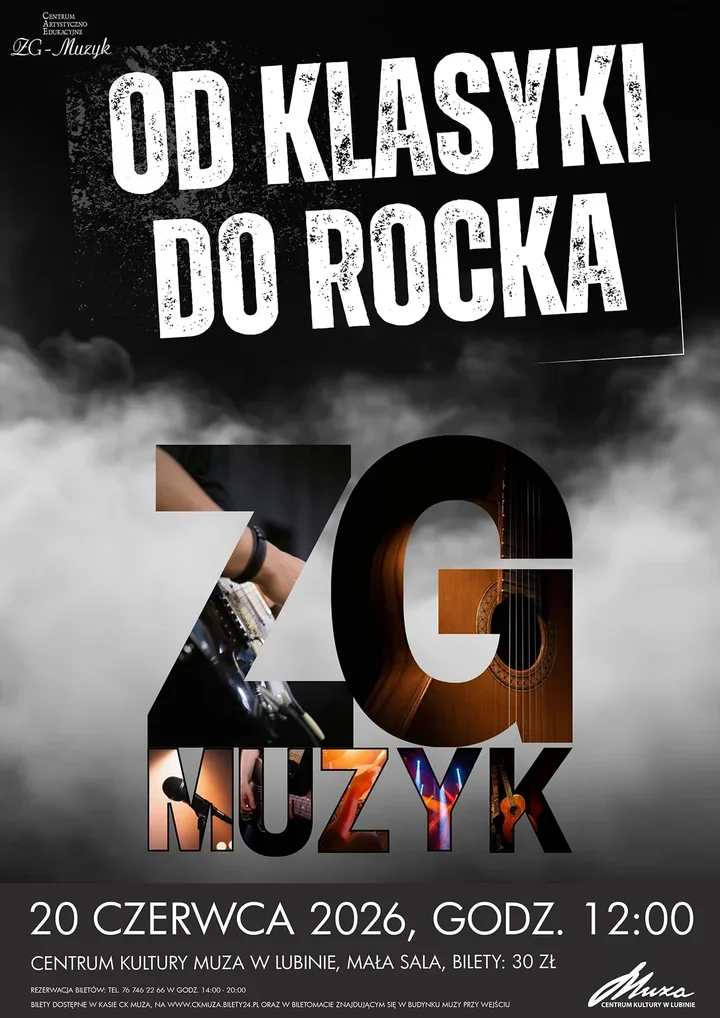 Gitary, wokale i perkusja na finał roku - Muza w Lubinie szykuje muzyczne pożegnanie