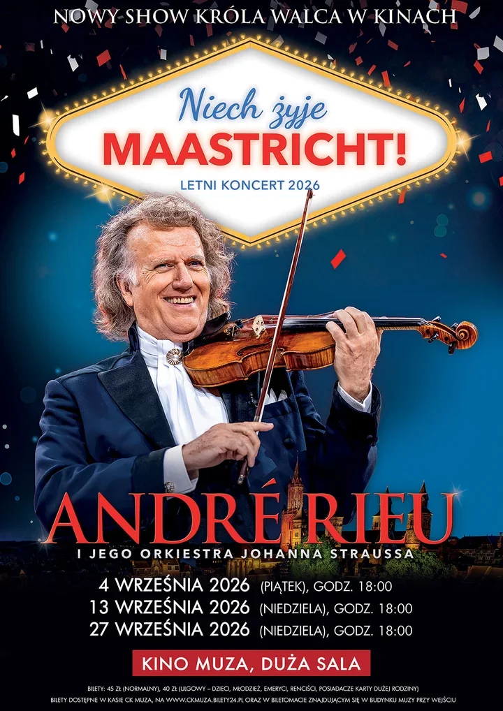 Maastricht w Lubinie zabrzmi jak wielka sala balowa - trzy seanse koncertu.