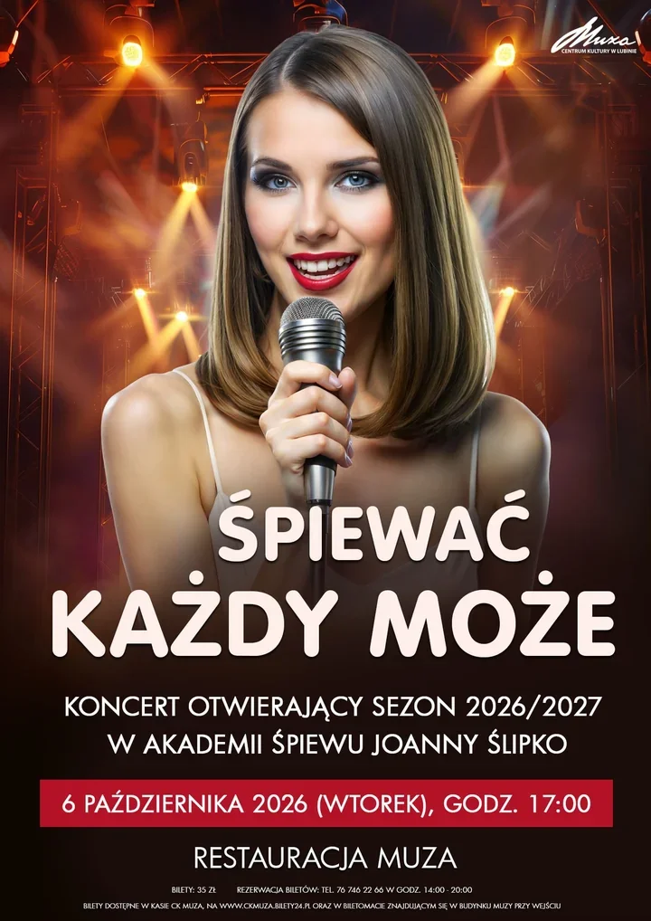 W Muza każdy może zaśpiewać - koncert na otwarcie sezonu Akademii Śpiewu