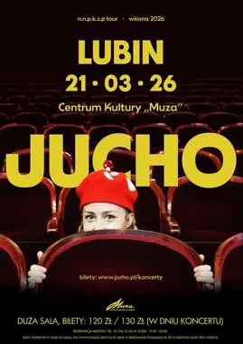 JUCHO w Muzy w Lubinie - wiosenny koncert z nutą tajemnicy na trasie N.N.P.K.S.P