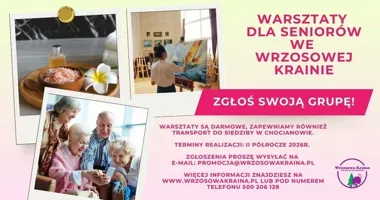 Seniorzy z Wrzosowej Krainy dostaną bezpłatne warsztaty z transportem i zdrowotnym akcentem