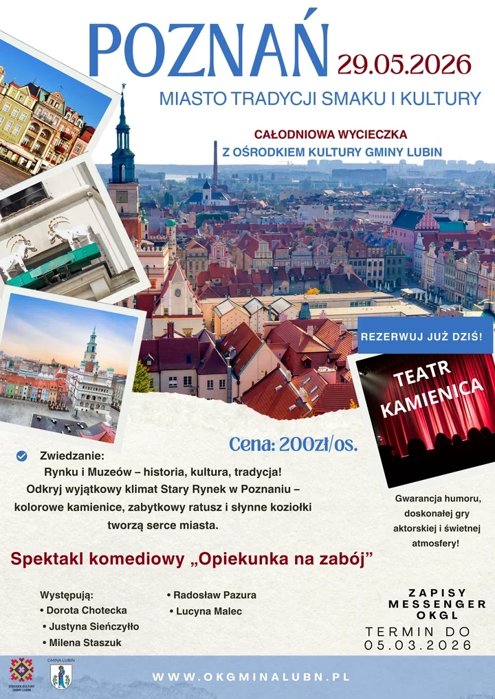 Wypad do Poznania - Rynek, muzea i komedia "Opiekunka na zabój