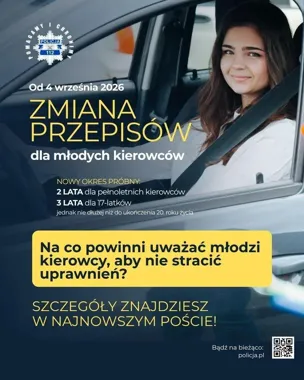 Nowe zasady dla młodych kierowców. Jeden błąd może oznaczać egzamin od nowa
