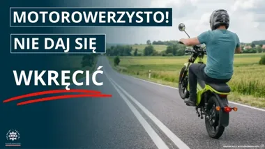Motorower nie zawsze jest rowerem. Policja przypomina o zasadach